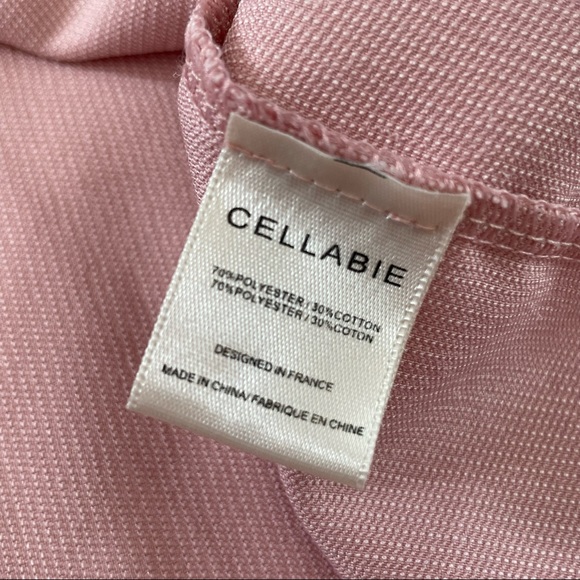 Cellabie Corduroy Pink Buttoned Vest Jacket Shacket Size L Designed in France - Picture 7 of 8
